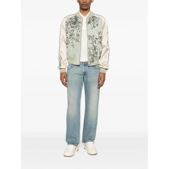 26SS 아미리 봄버 자켓 AMOUJA1106 STEEL GREEN NEUTRALS - AMIRI