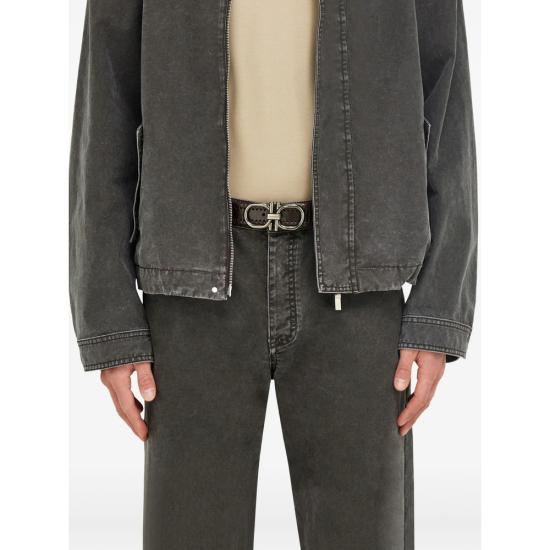 26SS 살바토레 페라가모 가죽 벨트 670710 0793316 NERO BLACK - SALVATORE FERRAGAMO