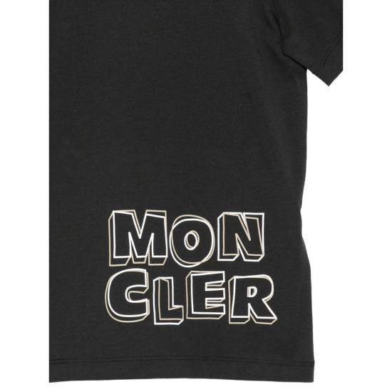 26SS [키즈] 몽클레어 티셔츠 89AFV 8C000 06 999 BLACK - MONCLER