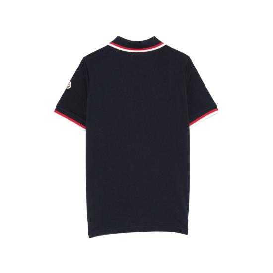 26SS [키즈] 몽클레어 폴로 셔츠 8496W 8A000 03 778 BLUE - MONCLER