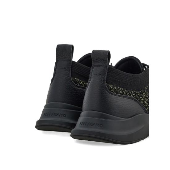 26SS 살바토레 페라가모 스니커즈 029948 0784024 M NERO BLACK - SALVATORE FERRAGAMO