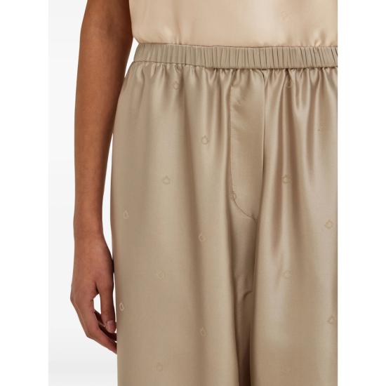 26SS 살바토레 페라가모 스트레이트 팬츠 13I433 0793656 BEIGE NEUTRALS - SALVATORE FERRAGAMO