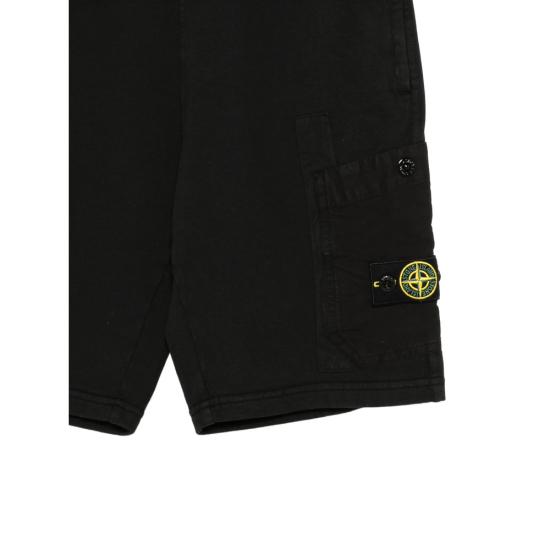 26SS [키즈] 스톤 아일랜드 쇼츠/버뮤다 166200008 S0040 V0029 BLACK - STONE ISLAND