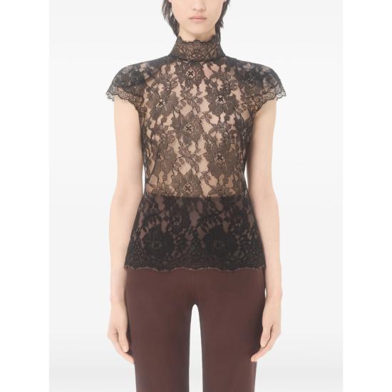 26SS 발렌티노 가라바니 블라우스 8B0AEBR5A6A 0NO BLACK - VALENTINO GARAVANI