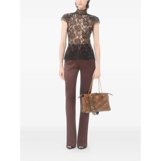 26SS 발렌티노 가라바니 블라우스 8B0AEBR5A6A 0NO BLACK - VALENTINO GARAVANI