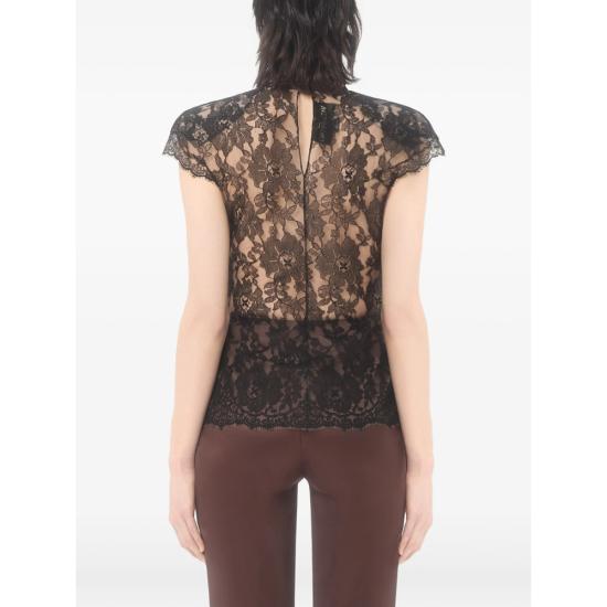 26SS 발렌티노 가라바니 블라우스 8B0AEBR5A6A 0NO BLACK - VALENTINO GARAVANI