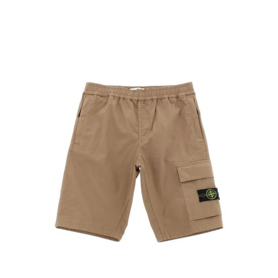 26SS [키즈] 스톤 아일랜드 쇼츠/버뮤다 16L100003 S0001 V0092 NEUTRALS