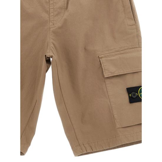 26SS [키즈] 스톤 아일랜드 쇼츠/버뮤다 16L100003 S0001 V0092 NEUTRALS - STONE ISLAND