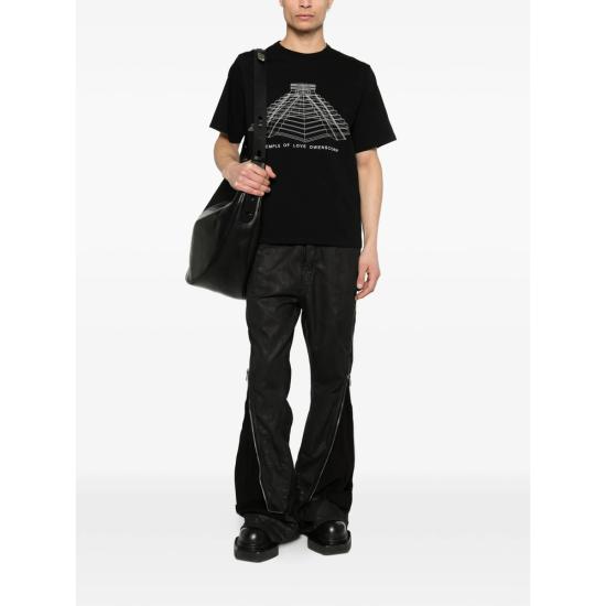 26SS 릭 오웬스 탑 RR01F2232 JAEP13 0911 BLACK - RICK OWENS