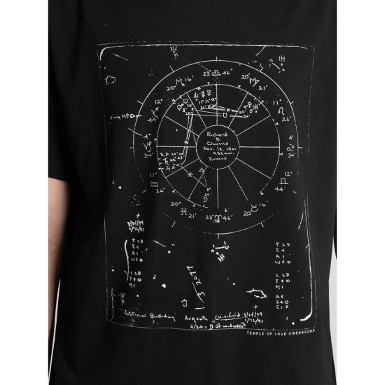 26SS 릭 오웬스 반팔 티셔츠 RR01F2232 JAEP13 0911 BLACK - RICK OWENS