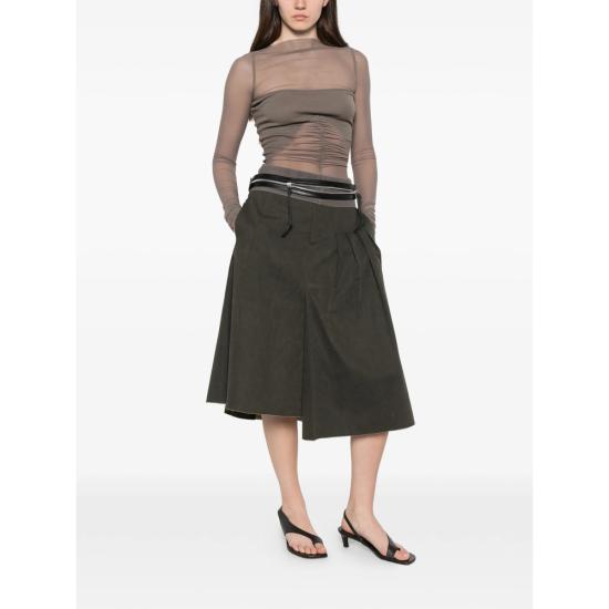 26SS 릭 오웬스 탑 RO01F6280 TUSRJA 34 BROWN - RICK OWENS