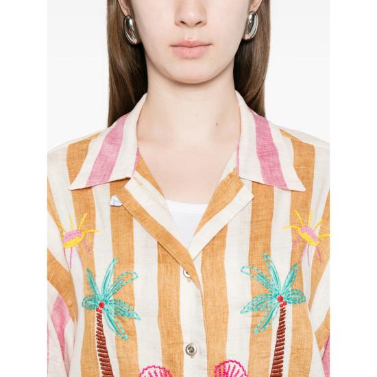 26SS 수산나 블루 셔츠 GARDENIA GB53 WHITE BROWN - SUSANNA BLU