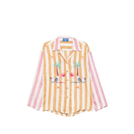 26SS 수산나 블루 셔츠 GARDENIA GB53 WHITE BROWN