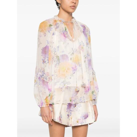 26SS 짐머만 블라우스 7921TS261 CREAM NEUTRALS - ZIMMERMANN