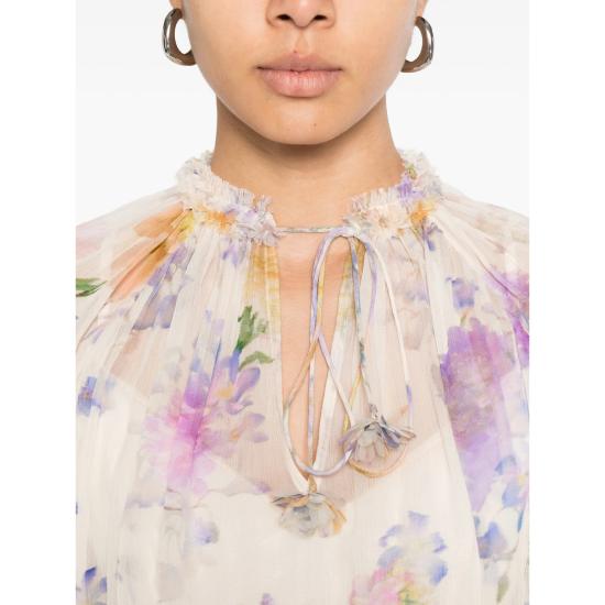 26SS 짐머만 블라우스 7921TS261 CREAM NEUTRALS - ZIMMERMANN