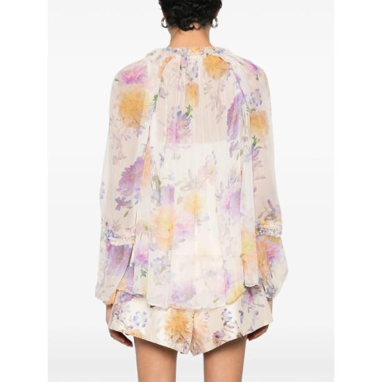 26SS 짐머만 블라우스 7921TS261 CREAM NEUTRALS - ZIMMERMANN