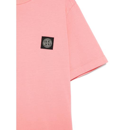 26SS [키즈] 스톤 아일랜드 티셔츠 162100002 S0047 V008D PINK - STONE ISLAND