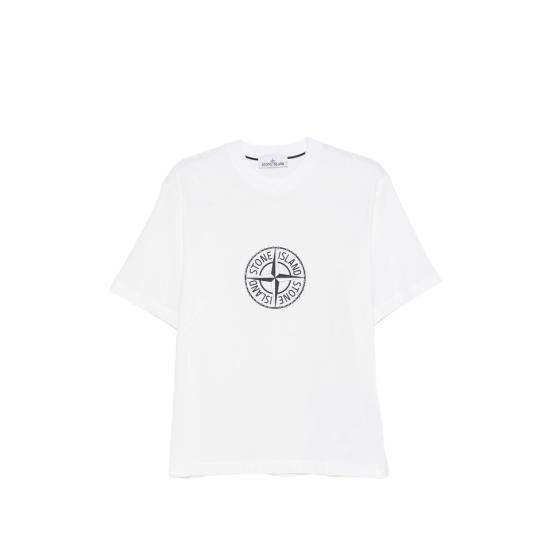 26SS 스톤 아일랜드 탑 152100001 S0362 V0001 WHITE