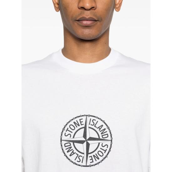 26SS 스톤 아일랜드 탑 152100001 S0362 V0001 WHITE - STONE ISLAND