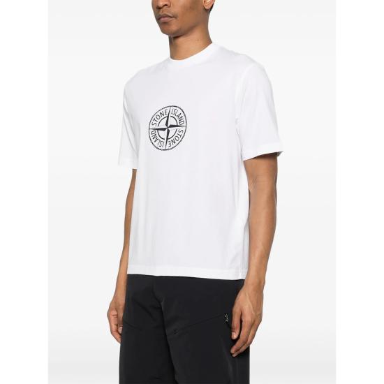 26SS 스톤 아일랜드 탑 152100001 S0362 V0001 WHITE - STONE ISLAND