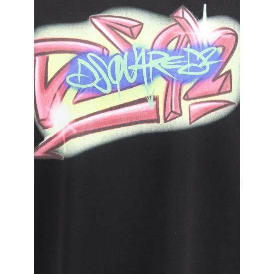 26SS 디스퀘어드2 탑 D20033 S71GD1652 900 BLACK - DSQUARED2