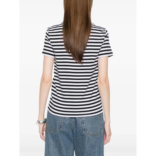 26SS 막스마라 반팔 티셔츠 MXMOBOLI 290 007 WHITE BLACK - MAX MARA