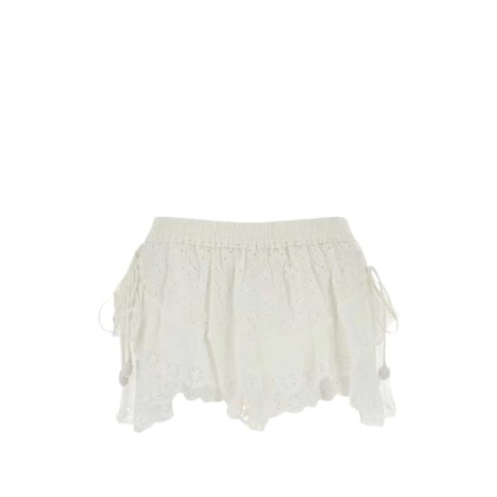 26SS 이자벨마랑 숏팬츠 D2J17I SH0302FA 20WH WHITE - ISABEL MARANT