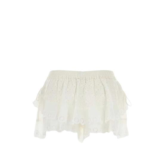 26SS 이자벨마랑 숏팬츠 D2J17I SH0302FA 20WH WHITE - ISABEL MARANT