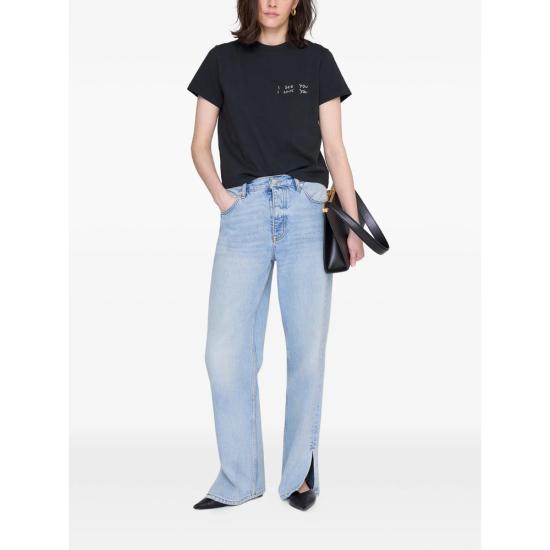 26SS 애니빙 탑 A 08 11986 BLK26 BLACK - ANINE BING