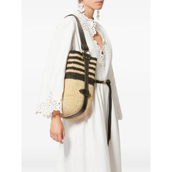 26SS 이자벨마랑 숄더백 D1X06M PP0017FB BKNL NEUTRALS BLACK - ISABEL MARANT