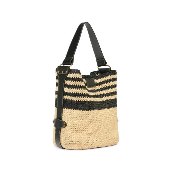 26SS 이자벨마랑 숄더백 D1X06M PP0017FB BKNL NEUTRALS BLACK - ISABEL MARANT