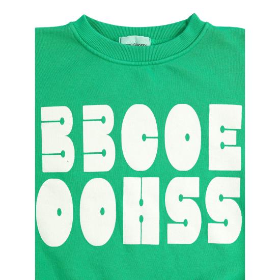 26SS [키즈] 보보쇼즈 니트/스웻셔츠 B126AC142 311 GREEN - BOBO CHOSES
