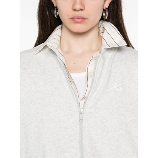 26SS 뉴발란스 봄버 자켓 WJ617058AHH GREY - NEW BALANCE