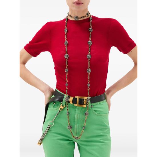 26SS 베르사체 반팔 티셔츠 1A17548 1024506 1RB30 RED - VERSACE