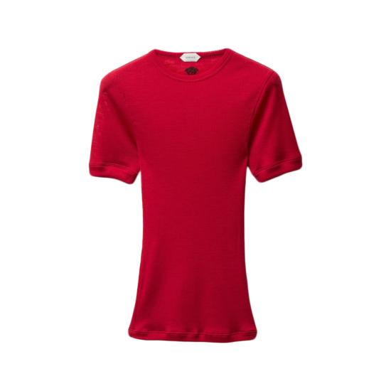 26SS 베르사체 반팔 티셔츠 1A17548 1024506 1RB30 RED - VERSACE