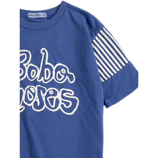 26SS [키즈] 보보쇼즈 티셔츠 B126AC138 411 BLUE - BOBO CHOSES
