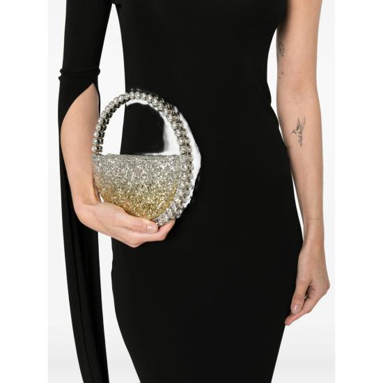 26SS 랄링기 클러치/파우치 ETERNITY SIGOL SILVER GOLD - L'ALINGI