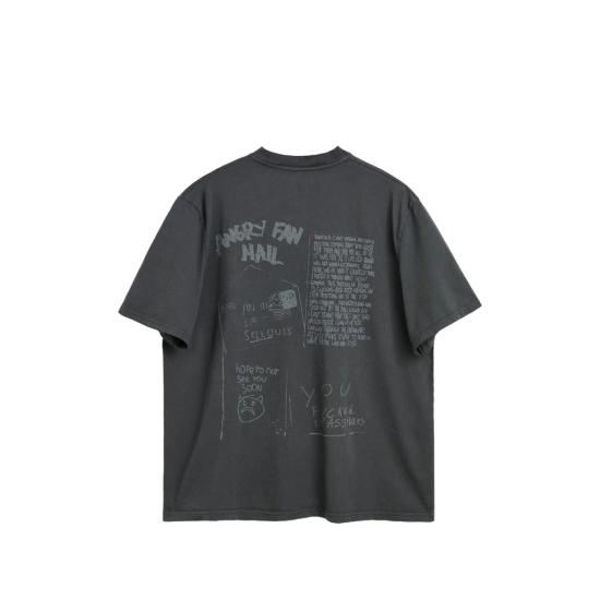 26SS 아워레가시 박스 티셔츠 앵그리 팬 메일 프린트 M2266BA ANGRY GREY - OUR LEGACY