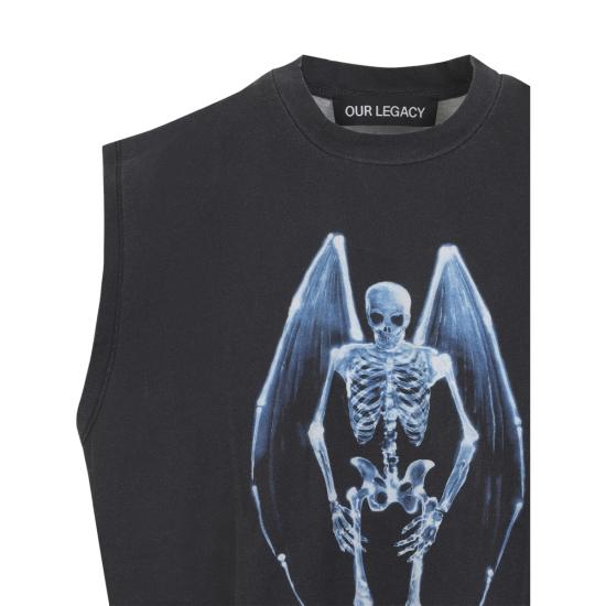 26SS 아워레가시 민소매 티셔츠 M2266BF FALLE BLACK - OUR LEGACY