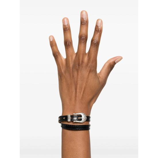 26SS 아워레가시 브레이슬릿 A4248CDB BLACK SILVER BLACK - OUR LEGACY