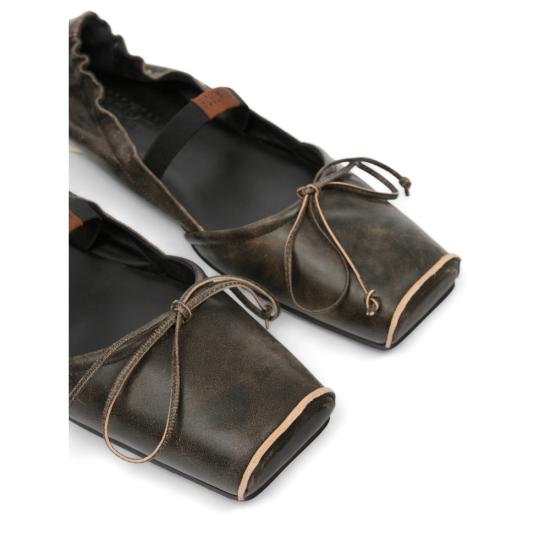 26SS MM6 메종마르지엘라 플랫 슈즈 P7706 S66WZ0037 HB495 BROWN - MM6 MAISON MARGIELA