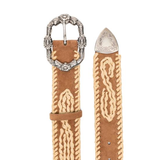 26SS 에르마노 설비노 레귤러 벨트 D483T300RDIW 71044 BROWN NEUTRALS - ERMANNO SCERVINO