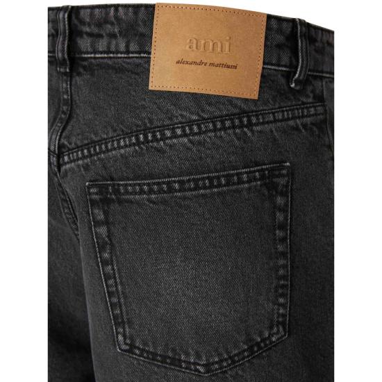 26SS 아미 데님 숏팬츠 HSO838 DE0124 031 BLACK - AMI