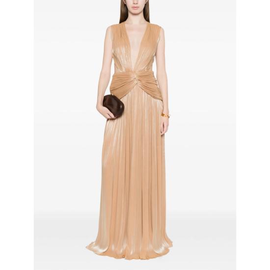 26SS 코스타렐로스 원피스 PF2538 LUREX GEOR BRGOL NEUTRALS - COSTARELLOS