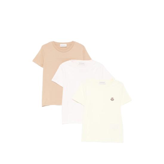 26SS [키즈] 몽클레어 티셔츠 89AT9 8C000 34 3P5 BROWN PINK