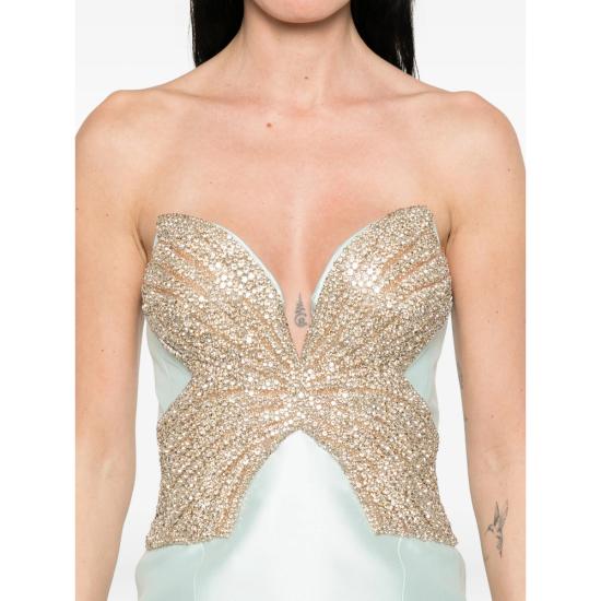 26SS 코스타렐로스 원피스 PS2672 MIKADO AQUA BLUE - COSTARELLOS