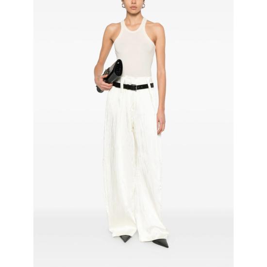 26SS 스포트막스 팔라초 팬츠 SPXLESENA 436 001 WHITE - SPORTMAX