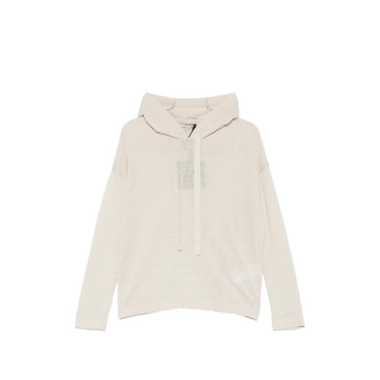 26SS 에스막스마라 후드 티셔츠 SMMFAREA 113 002 NEUTRALS