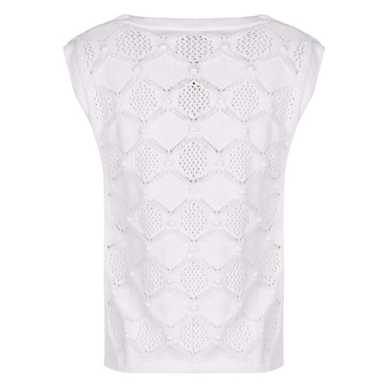 26SS 막스마라 스튜디오 민소매 티셔츠 MSTCELEBRE 127 001 WHITE - MAX MARA STUDIO