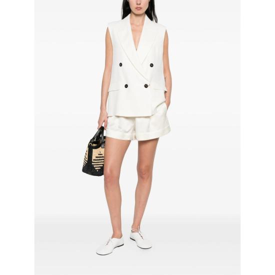 26SS 막스마라 스튜디오 베스트 MSTAIA 307 015 WHITE - MAX MARA STUDIO